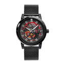 AUTOMATIC Men's Watch Blue Dial Blue Milanese Steel Bracelet