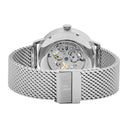 AUTOMATIC Men's Watch Silvered Dial Silvered Milanese Steel Strap 20 MM