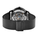 PADDOCK Men's Watch Black Dial Milanese Steel Bracelet