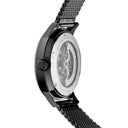 PADDOCK Men's Watch Black Black Dial Black Milanese Steel Band 22 MM