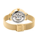 MELODIE Women's Watch White Dial Gold Milanese Steel Bracelet