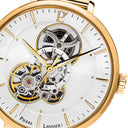 MELODIE Women's Watch White Dial Gold Milanese Steel Bracelet