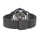 Coffret Homme PADDOCK Black dial Black Milanese steel bracelet 22 MM