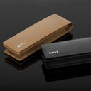 Double pen pouch Classic Grained