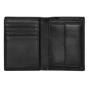 Card holder with flap and money pocket Classic Grained