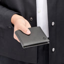 Portefeuille porte-monnaie Double B Saffiano