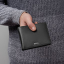 Money wallet with flap Classic Smooth