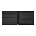 Money wallet with flap Double B Saffiano