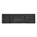 Money wallet with flap Double B Saffiano
