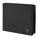 Money wallet with flap Double B Saffiano
