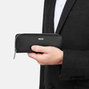 Zipped double pen case Classic Grained