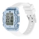 ICE digit boliday-White-Clear blue-Silver-Small