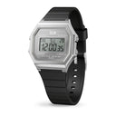 ICE digit retro-Metal gold mirror-Black-Small